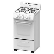 Avanti Avanti 20" Gas Range, White GRO20P0W